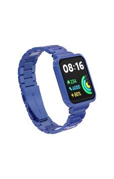 Xiaomi Redmi Watch 2 Lite Uyumlu Krd-60 Metal Frm Kordon Lacivert Xiaomi Redmi Watch 2 Lite Uyumlu Krd-60 Metal Frm Kordon Lacivert