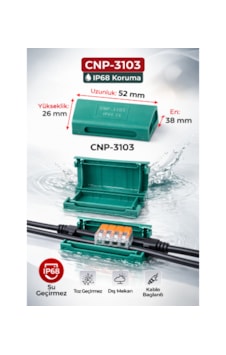 Su Geçirmez Buat Jel Kutusu Ip68 Koruma Cnp-3103