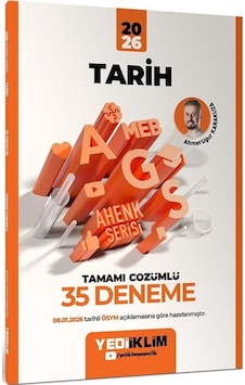 Yeni Ags - Yediiklim 2026 Meb-ags Tarih 35 Deneme Çözümlü Ahenk Serisi - Ahmet Uğur Karakuza Yediiklim Yayınları Yeni Ags - Yediiklim 2026 Meb-ags Tarih 35 Deneme Çözümlü Ahenk Serisi - Ahmet Uğur Karakuza Yediiklim Yayınları