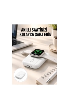 Kablosuz Ve Kablolu Şarj Destekli 10000 Mah Taşınabilir Powerbank