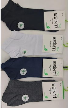Esinti Erkek Bambu Patik Çorap 6 Adet 001