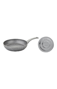 Oms Yapışmaz Granit Tava 26 cm Gri 3210 Oms Yapışmaz Granit Tava 26 cm Gri 3210