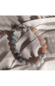Sun Jewelry And Natural Ay Taşı Güneş Taşı Labradorit Bileklik