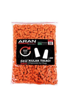 Aran Sünger Tip Kulak Tıkacı 500 Çift