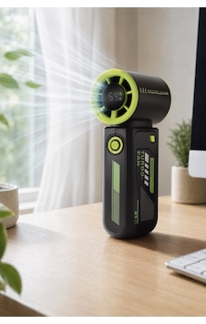 Hadron N115 Şarjlı Turbo Mini El Fanı Dijital Göstergeli