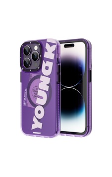 Apple Uyumlu iPhone 14 Pro Max Kılıf Magsafe Şarj Özellikli Youngkit Binfen Serisi Yazı Temalı Kapak Apple Uyumlu iPhone 14 Pro Max Kılıf Magsafe Şarj Özellikli Youngkit Binfen Serisi Yazı Temalı Kapak