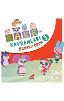 Kare İle Kavramları Öğreniyorum 3 - Erdem Çocuk Yayınları