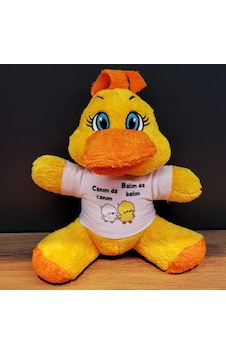 Sevimli Canım Da Canım Balım Da Balım Tasarımlı Peluş Civciv Oyuncak Çok Renkli Sevimli Canım Da Canım Balım Da Balım Tasarımlı Peluş Civciv Oyuncak Çok Renkli