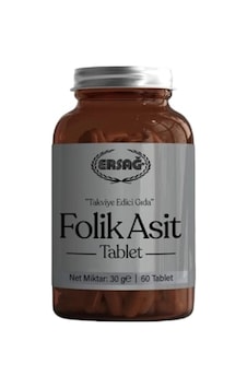 Ersağ Folik Asit İçeren Gıda Takviyesi 60 Tablet