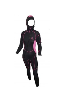 Aruba 5mm Çift Parça Şapkalı Bayan Dalış Elbisesi Pembe Size:xs Pembe Aruba 5mm Çift Parça Şapkalı Bayan Dalış Elbisesi Pembe Size:xs Pembe