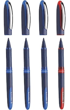 Schneider One Business 0.6 Mm Roller İmza Kalemi 3 Mavi 1 Kırmızı Schneider One Business 0.6 Mm Roller İmza Kalemi 3 Mavi 1 Kırmızı