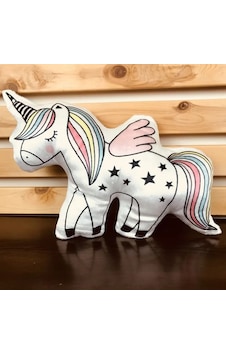 Unicorn Tasarımlı Yumuşak Peluş Yastık Unicorn Tasarımlı Yumuşak Peluş Yastık