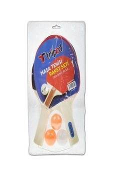Tripod Masa Tenisi Raket Seti Çok Renkli