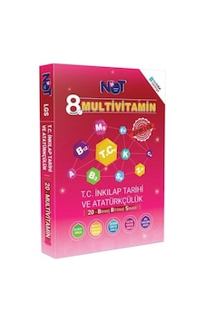 8. Sınıf İnkılap 20 Deneme 1.Dönem MULTİVİTAMİN - BİNOT Yayınları 8. Sınıf İnkılap 20 Deneme 1.Dönem MULTİVİTAMİN - BİNOT Yayınları