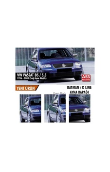 Volkswagen Passat B5 - 5 Fl Batman Yarasa Ayna Kapağı Piano Black / 1996-2001 Volkswagen Passat B5 - 5 Fl Batman Yarasa Ayna Kapağı Piano Black / 1996-2001