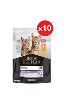 Pro Plan Junior Tavuklu Yavru Kedi Maması 400 Gr 10 Adet