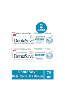 Dentasave Aşındırmayan Beyazlık Diş Macunu 2 x 75 ML Dentasave Aşındırmayan Beyazlık Diş Macunu 2 x 75 ML