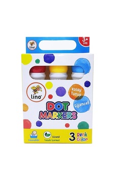 Lino Dot Markers 3'lü Yıkanabilir Diğer