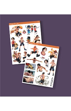 One Piece 2li Sticker Set -portgas D. Ace-telefon Süsleme Etiketleri-ödül Çıkartmaları- Anime Etiketi Kırmızı One Piece 2li Sticker Set -portgas D. Ace-telefon Süsleme Etiketleri-ödül Çıkartmaları- Anime Etiketi Kırmızı