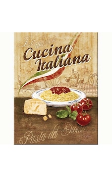 Nostalgic Art Cucina Italiana Magnet 14288 Çok Renkli Nostalgic Art Cucina Italiana Magnet 14288 Çok Renkli