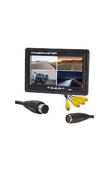Powermaster PM-16804 Dörde Bölünebilen Quad - Dijital 7" Monitör
