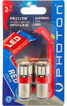 Photon PR21-5W Kırmızı Blister B2 Photon PR21-5W Kırmızı Blister B2