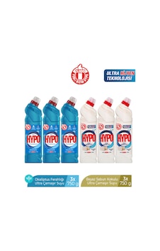 Ultra Çamaşır Suyu 3 Okaliptus Ve 3 Beyaz Sabun 750 Gr X 6 Adet 6'lı Set