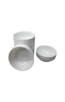 Ermiya 12 Adet Beyaz Melamin Çorba Kasesi 12x5cm Ermiya 12 Adet Beyaz Melamin Çorba Kasesi 12x5cm