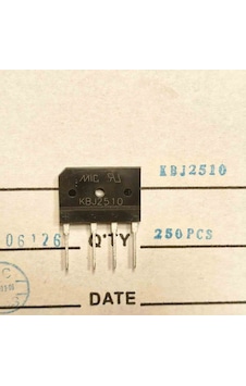 Kbj2510 Mıc 25a 1000v Tarak Tipi Köprü Diyot 9 Adet Kbj2510 Mıc 25a 1000v Tarak Tipi Köprü Diyot 9 Adet