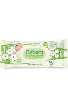Bebem Natural Islak Mendil 90'lı 24'lü Bebem Natural Islak Mendil 90'lı 24'lü