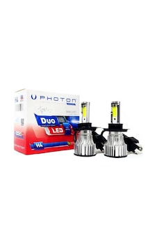 Pht-h4 Photon H4 Beyaz Kısa Tip Led Xenon 12-24v