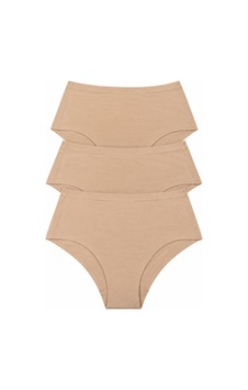 Bonbon Kadın Pamuk Kumaş 3'lü Yüksek Bel Dikişsiz İz Yapmaz Lazer Kesim Slip Bb2854 Ten Bonbon Kadın Pamuk Kumaş 3'lü Yüksek Bel Dikişsiz İz Yapmaz Lazer Kesim Slip Bb2854 Ten
