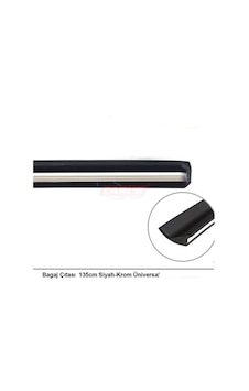 Carpi Bagaj Çıtası 135cm Siyah-krom Üniversal Br2790105 Carpi Bagaj Çıtası 135cm Siyah-krom Üniversal Br2790105