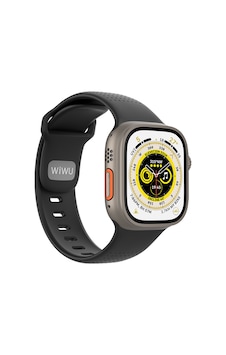 Watch 42mm Uyumlu Wiwu Wi-wb0201 Comf Secur Serisi Spor Silikon Kordon Siyah