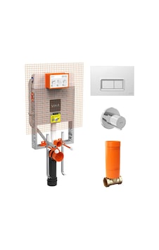 800-1868 VitrA Gömme Rezervuar Seti Gömme Rezervuar + Stop Valf + Parlak Krom Panel Diğer 800-1868 VitrA Gömme Rezervuar Seti Gömme Rezervuar + Stop Valf + Parlak Krom Panel Diğer