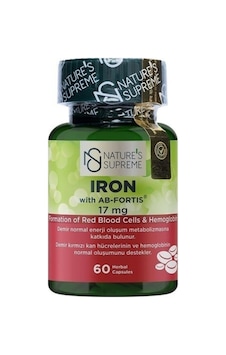 Nature's Supreme Iron 17 Mg 60 Kapsül Nature's Supreme Iron 17 Mg 60 Kapsül