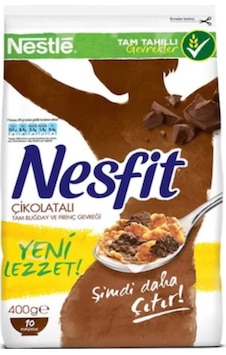 Nestle Nesfit Çikolatalı Tam Buğdağ Ve Pirinç Gevreği 400 G Nestle Nesfit Çikolatalı Tam Buğdağ Ve Pirinç Gevreği 400 G