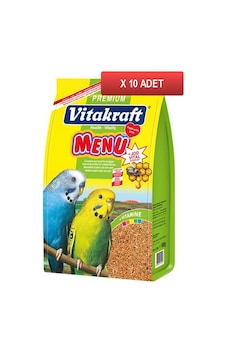 Vitakraft Menü Premium Muhabbet Kuşu Yemi 1 KG ( 10 Paket ) Vitakraft Menü Premium Muhabbet Kuşu Yemi 1 KG ( 10 Paket )