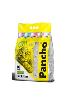 Pancho Aktif Karbonlu Kalın Bentonit Kedi Kumu 10 L Pancho Aktif Karbonlu Kalın Bentonit Kedi Kumu 10 L