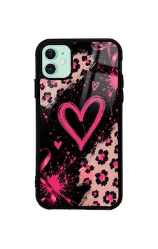 Apple Uyumlu iPhone 11 Kılıf Kamera Korumalı Desenli Zore Lusi Kapak - Pembe Kalp Apple Uyumlu iPhone 11 Kılıf Kamera Korumalı Desenli Zore Lusi Kapak - Pembe Kalp