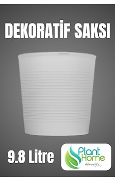 Kırılmaz - Tabaksız Büyük Boy 9.8 Litre Bone Saksı İç Ve Dış Mekan Uyumlu Dekoratif Saksı Kırılmaz - Tabaksız Büyük Boy 9.8 Litre Bone Saksı İç Ve Dış Mekan Uyumlu Dekoratif Saksı