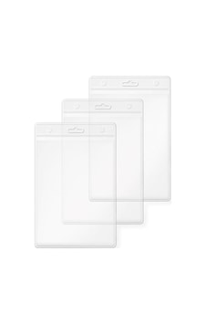 Kart Poşeti Dikey Pvc No:2 107x150 Şeffaf 910 10 36 - 100'lü Paket Çoklu Renk
