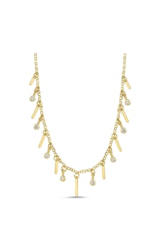 Sembolgold Altın Plaka Sarkık Kolye 60 Cm Özel Tasarım Pll-7256 Sembolgold Altın Plaka Sarkık Kolye 60 Cm Özel Tasarım Pll-7256