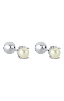 4 - 5,5 Mm İkili Tragus Doğal İnci Çift Taraflı Top Piercing Beyaz Beyaz 4 - 5,5 Mm İkili Tragus Doğal İnci Çift Taraflı Top Piercing Beyaz Beyaz