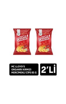 3 Adet Mclloyd's Organik Kırmızı Mercimekli Cips 2 X 85 G 3 Adet Mclloyd's Organik Kırmızı Mercimekli Cips 2 X 85 G