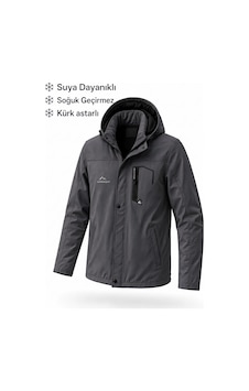 Oksit Tuc 2034 İçi Polar/kürk Astarlı Su İtici Termal Softshell Erkek Mont - Soğuk Geçirmez Spor Kaban Büyük Beden Erkek Mont Fume Oksit Tuc 2034 İçi Polar/kürk Astarlı Su İtici Termal Softshell Erkek Mont - Soğuk Geçirmez Spor Kaban Büyük Beden Erkek Mont Fume