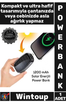 Powerbank 1200 Mah Taşınabilir Güneş Panelli Şarj Cihazı Kamp Doğa Uyumlu Solar Enerjili Power Bank Çok Renkli Powerbank 1200 Mah Taşınabilir Güneş Panelli Şarj Cihazı Kamp Doğa Uyumlu Solar Enerjili Power Bank Çok Renkli
