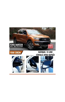Ford Ranger (2016 - 2021) Wildtrak Batman Ayna Kapağı (parlak Siyah