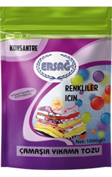 Ersağ Renkli Çamaşır Yıkama Tozu 1 KG