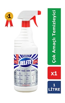 Delete Çok Amaçlı Yağ Kir Leke Çözücü Genel Temizleyici 1 L